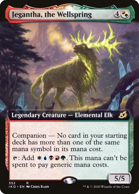 Jegantha, the Wellspring (Extended Art) [Ikoria: Lair of Behemoths] Foil