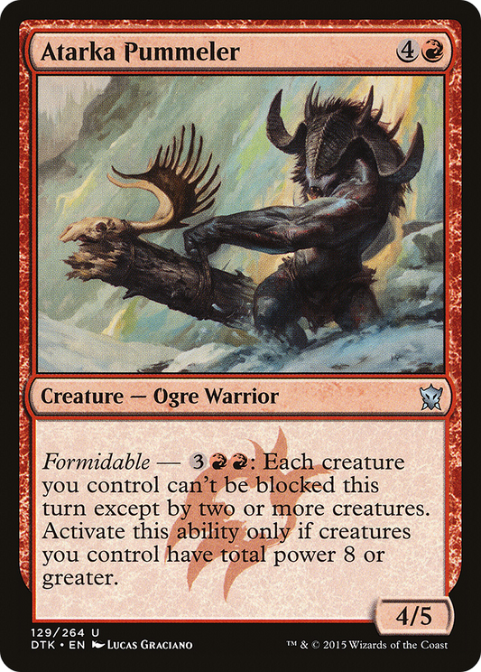 Atarka Pummeler [Dragons of Tarkir] Foil