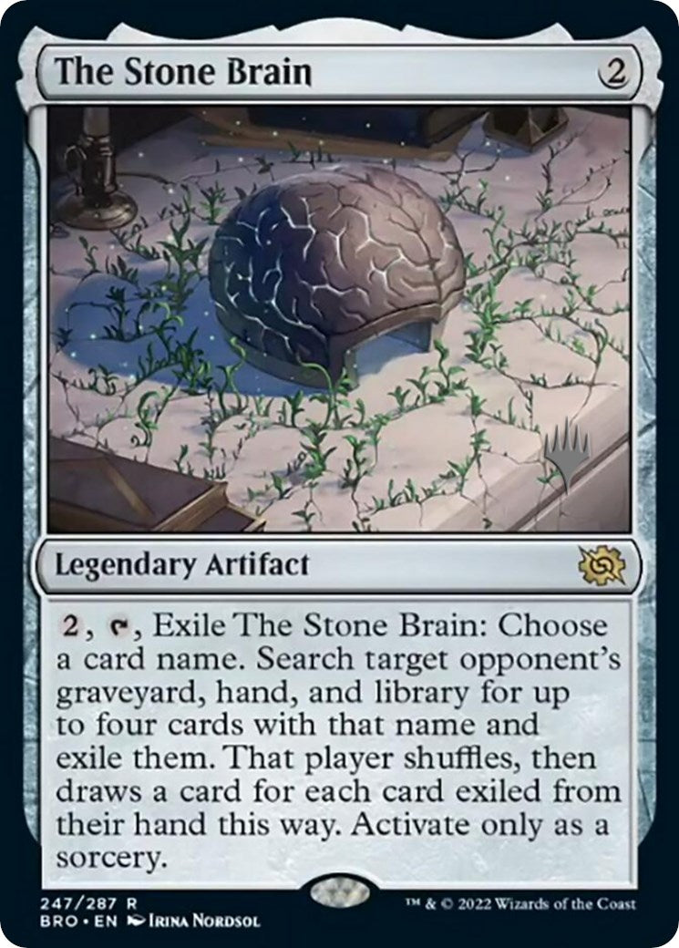 The Stone Brain (Promo Pack) [The Brothers' War Promos] | Silver Goblin