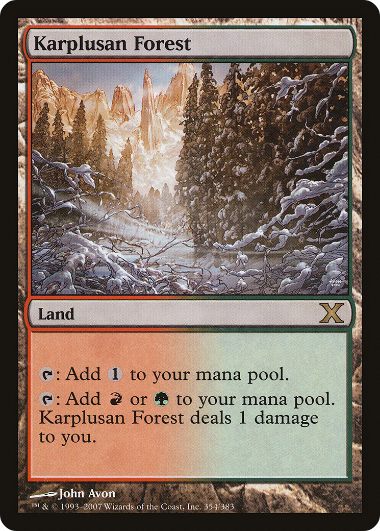 Karplusan Forest (354) Foil - Tenth Edition