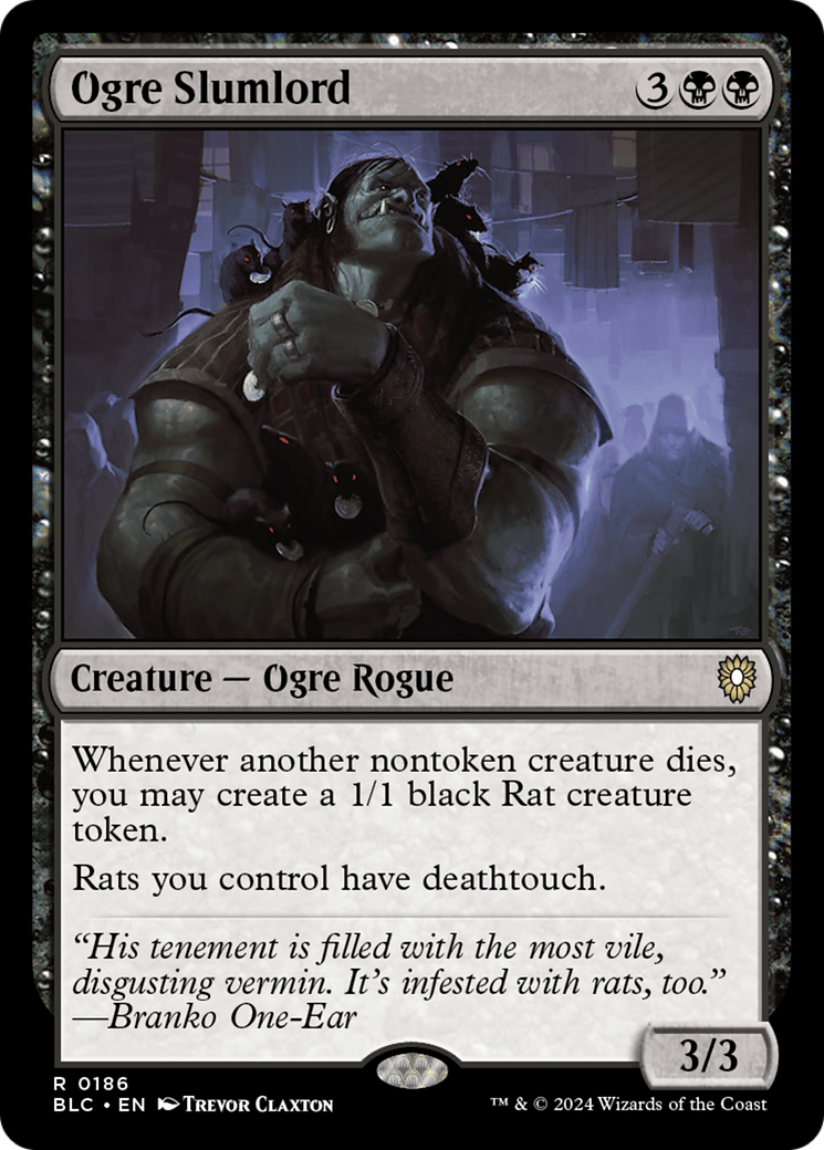 Ogre Slumlord [Bloomburrow Commander] | Silver Goblin