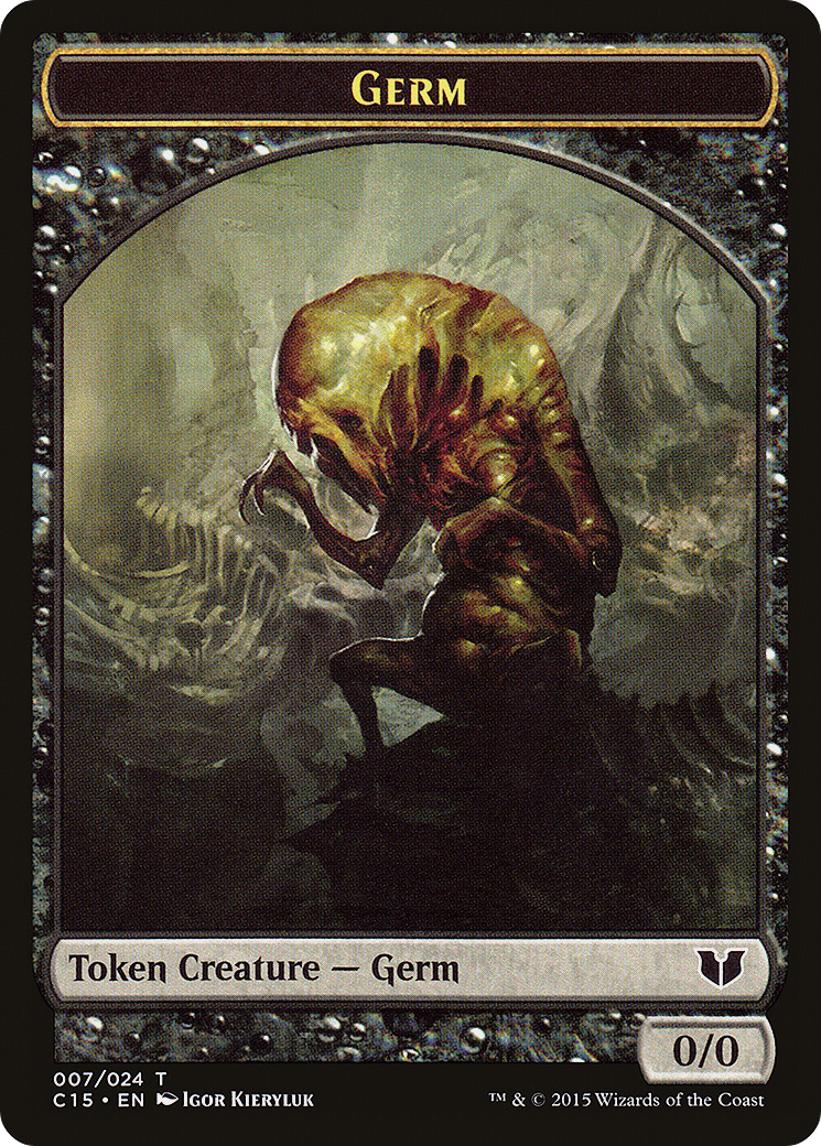 Germ // Zombie Double-Sided Token [Commander 2015 Tokens] | Silver Goblin