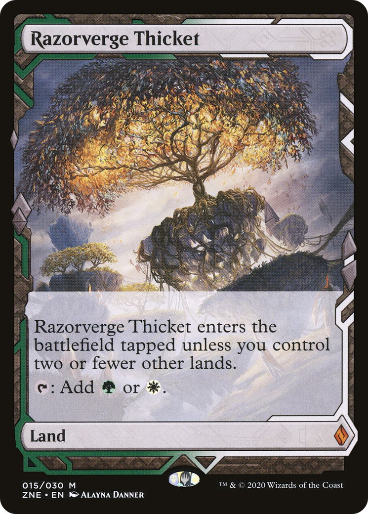 Razorverge Thicket (Expeditions) [Zendikar Rising Expeditions] Foil
