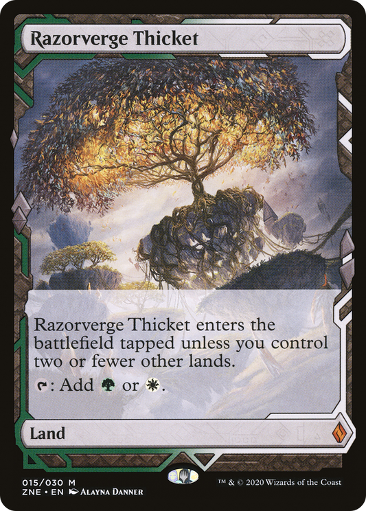 Razorverge Thicket (Expeditions) [Zendikar Rising Expeditions] Foil