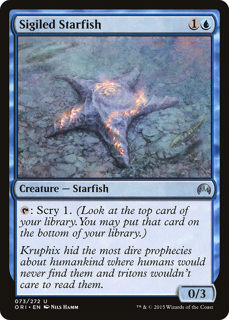 Sigiled Starfish (073) - Magic Origins