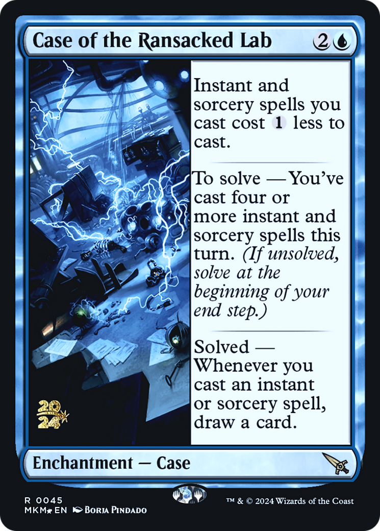 Case of the Ransacked Lab [Murders at Karlov Manor Prerelease Promos] | Silver Goblin