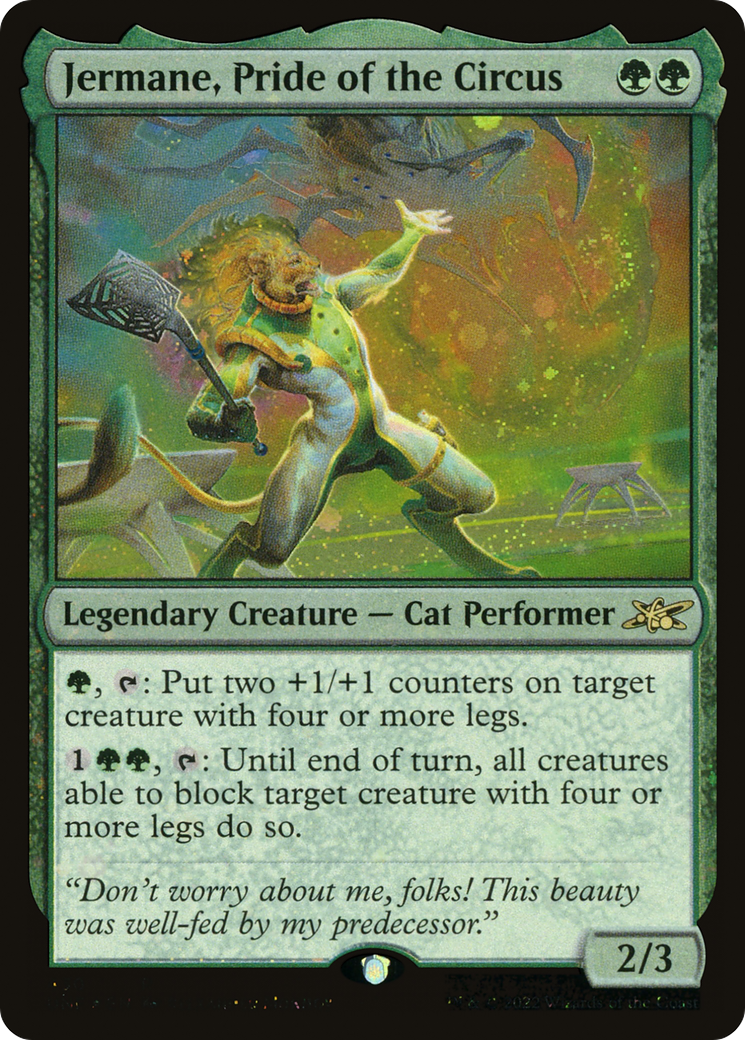 Jermane, Pride of the Circus (430) Foil - Unfinity