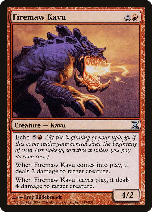Firemaw Kavu [Time Spiral] Foil