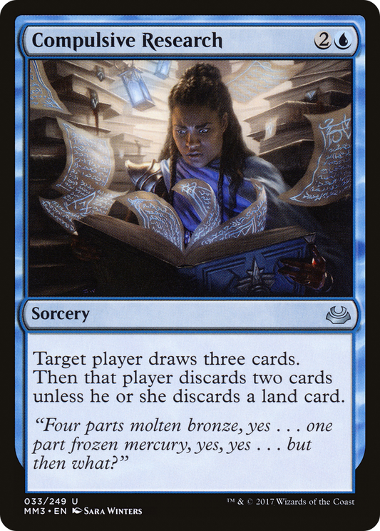 Compulsive Research [Modern Masters 2017] Foil