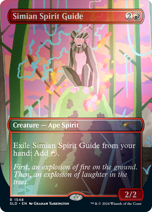 Simian Spirit Guide(Borderless) Foil (1548★)