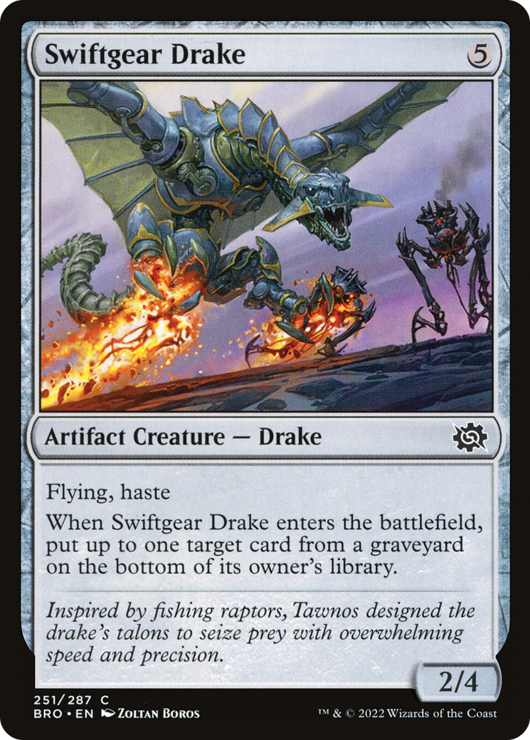 Swiftgear Drake [The Brothers' War] Foil
