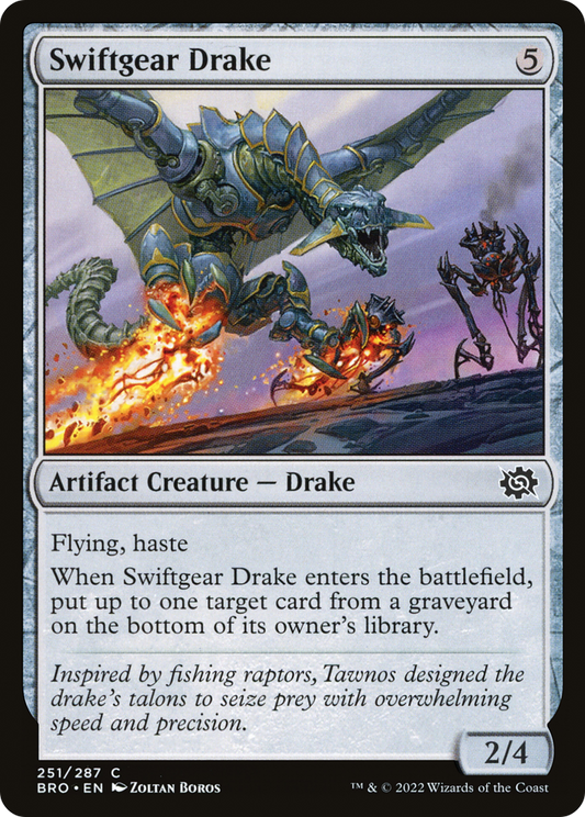 Swiftgear Drake [The Brothers' War] Foil