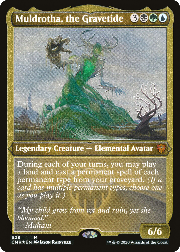 Muldrotha, the Gravetide (Etched) [Commander Legends] | Silver Goblin