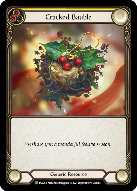 Cracked Bauble (Holiday 2021) [LGS083] (Promo)  Cold Foil | Silver Goblin