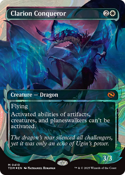 Clarion Conqueror (Showcase) (410) Halo Foil - Tarkir: Dragonstorm