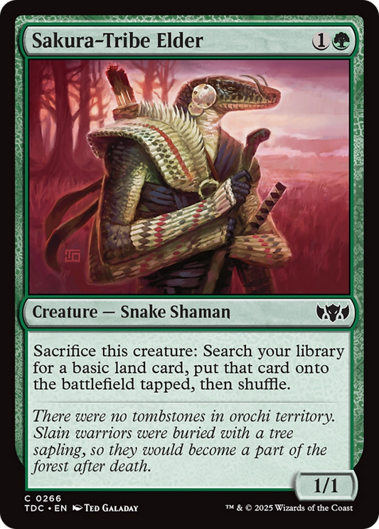 Sakura-Tribe Elder (266) - Commander: Tarkir: Dragonstorm