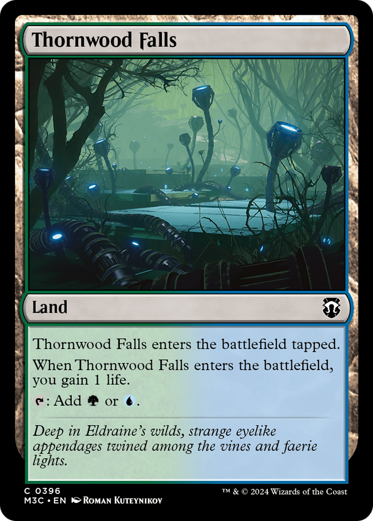 Thornwood Falls (Ripple Foil) [Modern Horizons 3 Commander] | Silver Goblin
