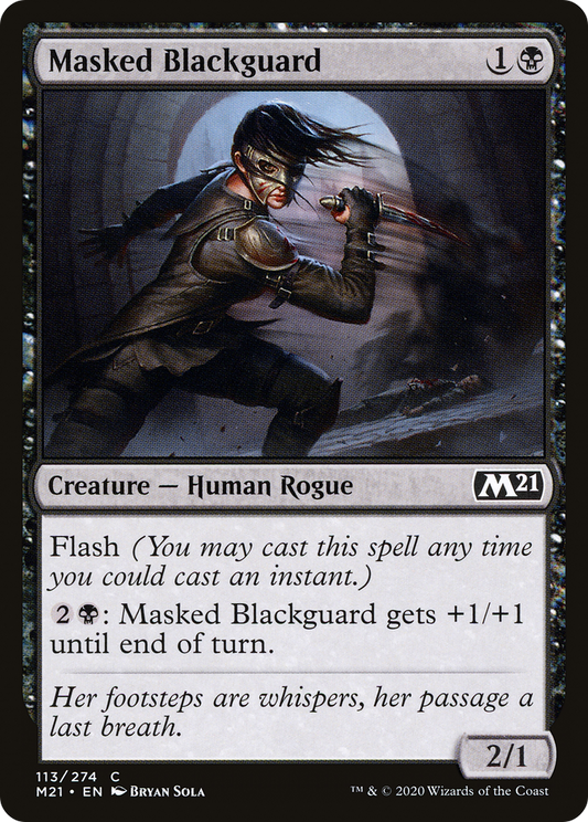 Masked Blackguard [Core Set 2021] Foil