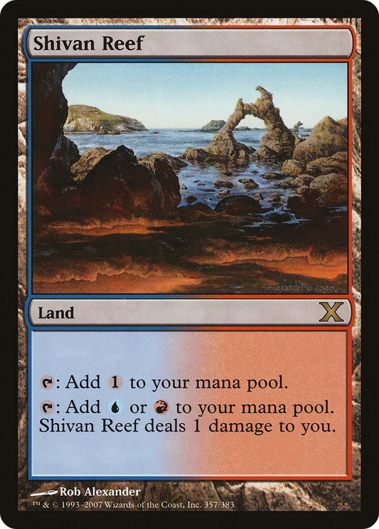 Shivan Reef [Tenth Edition] Foil