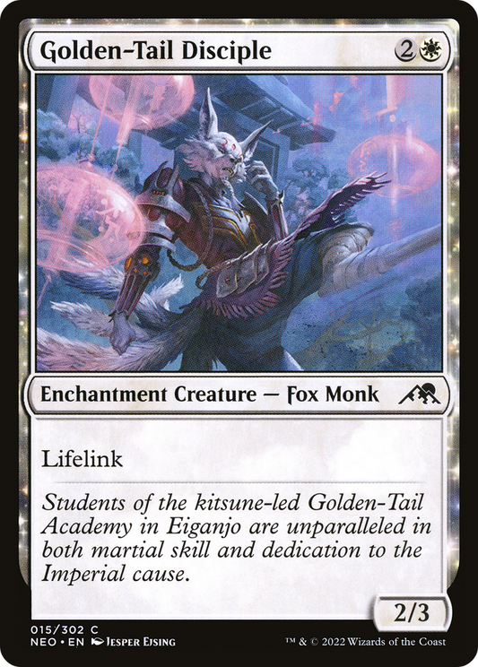 Golden-Tail Disciple [Kamigawa: Neon Dynasty] Foil