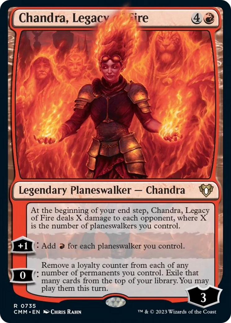 Chandra, Legacy of Fire [Commander Masters] | Silver Goblin