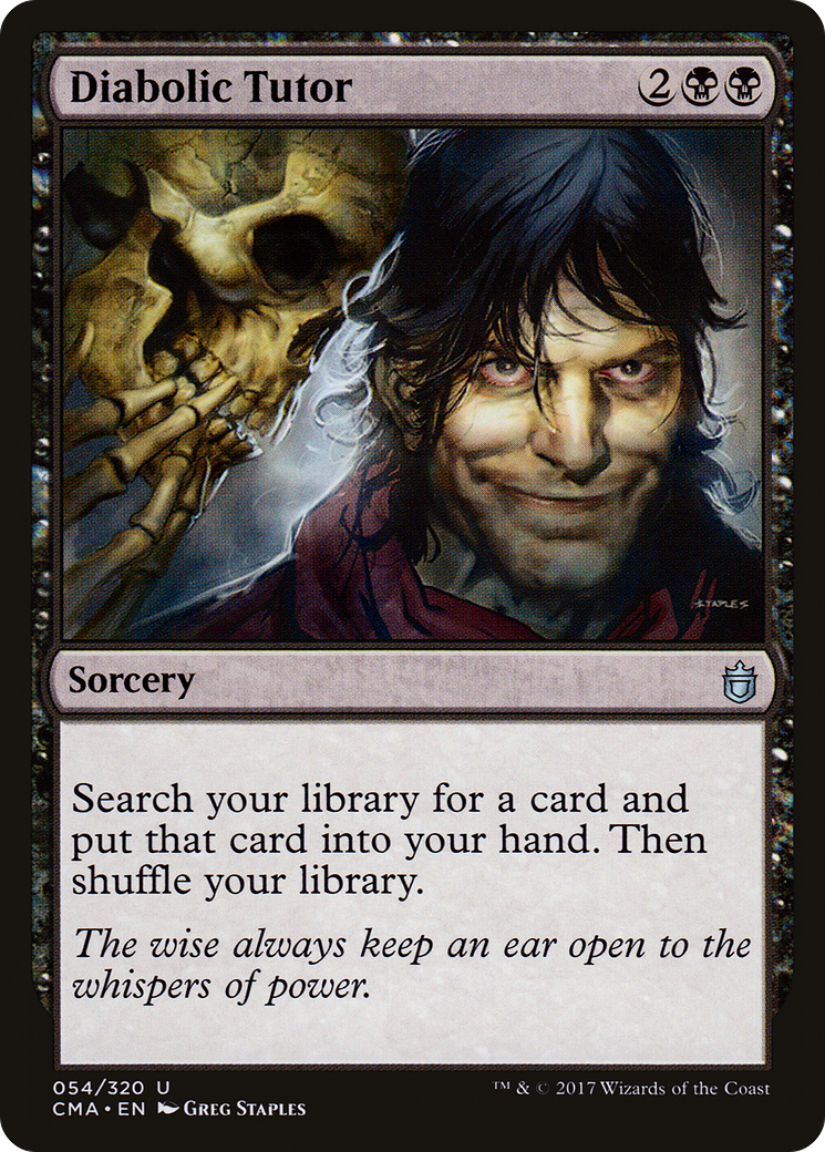 Diabolic Tutor [Commander Anthology] | Silver Goblin