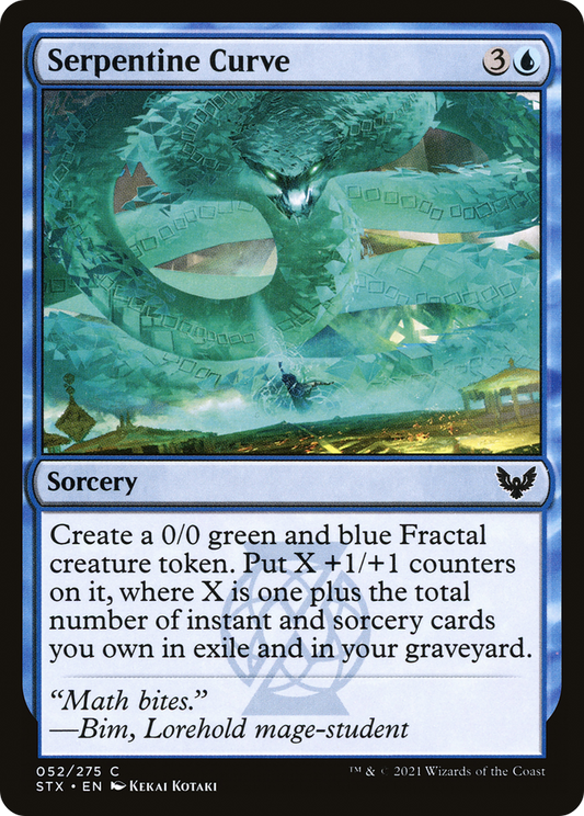 Serpentine Curve [Strixhaven: School of Mages] Foil