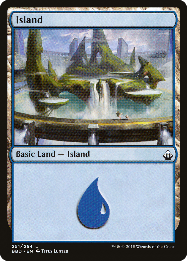 Island (251) [Battlebond] | Silver Goblin