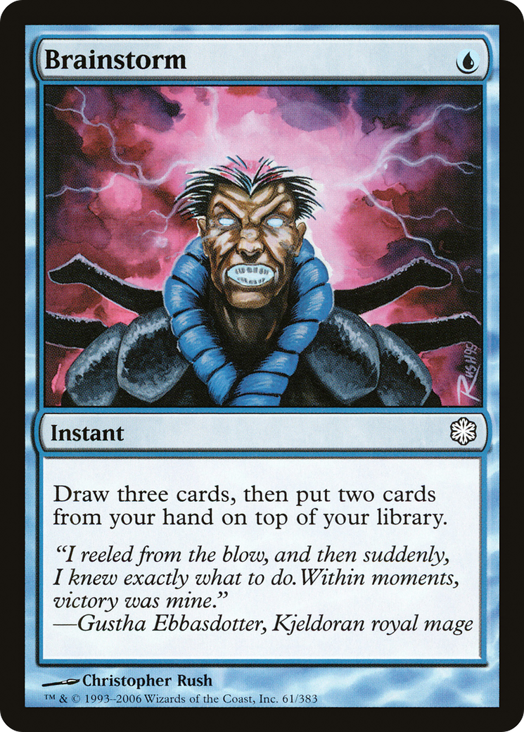 Brainstorm [Coldsnap Theme Decks] | Silver Goblin