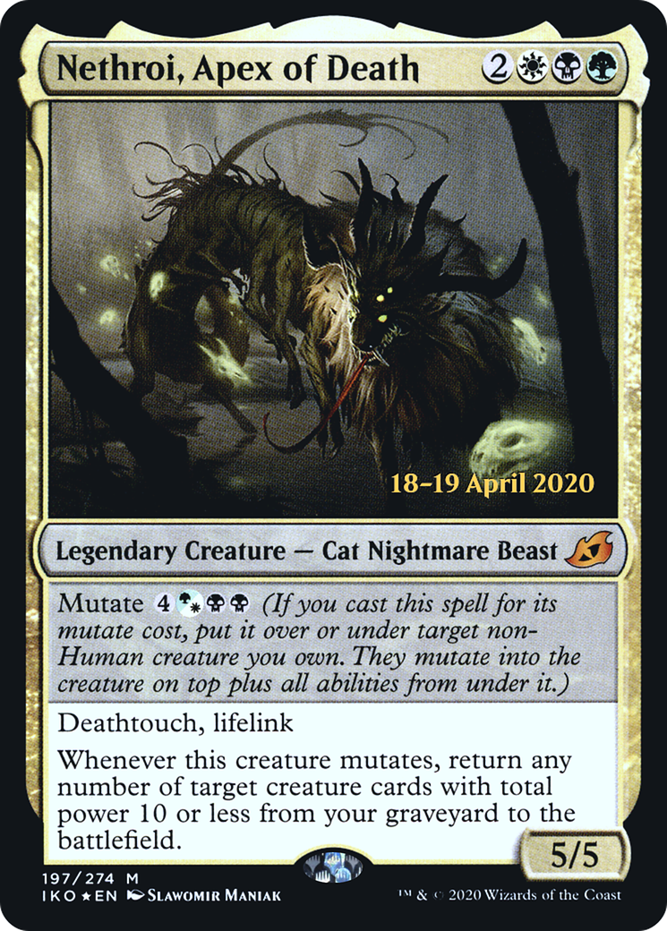 Nethroi, Apex of Death [Ikoria: Lair of Behemoths Prerelease Promos] | Silver Goblin