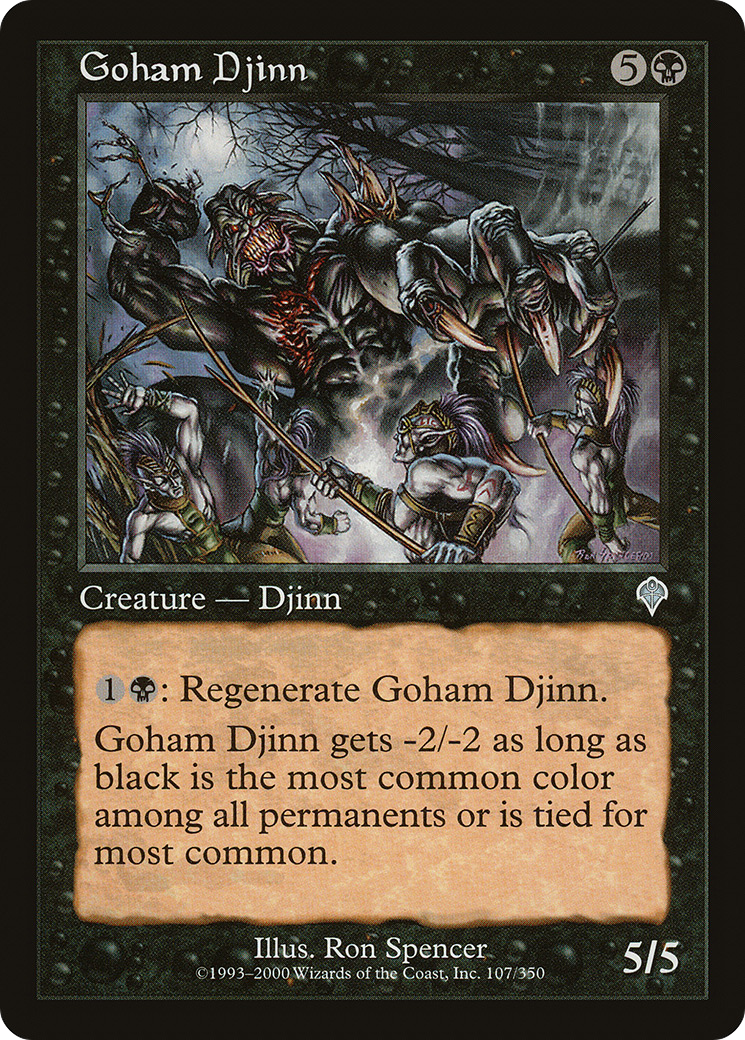 Goham Djinn [Invasion] Foil
