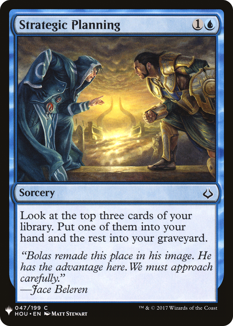 Strategic Planning (HOU-47) - The List