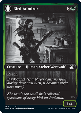 Bird Admirer // Wing Shredder [Innistrad: Double Feature] Foil