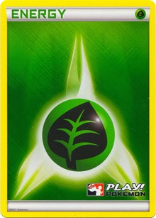 Grass Energy (2011 Play Pokemon Promo) [League & Championship Cards] | Silver Goblin