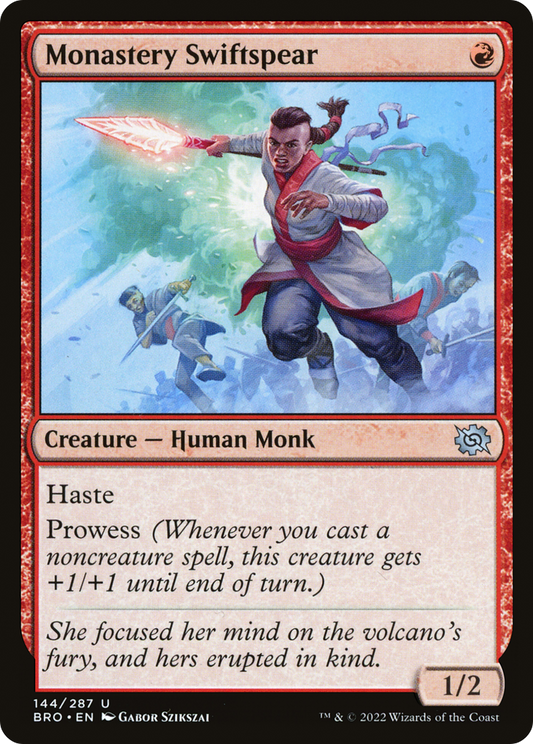 Monastery Swiftspear [The Brothers' War] Foil