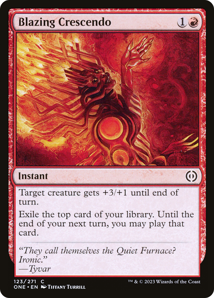 Blazing Crescendo [Phyrexia: All Will Be One] | Silver Goblin