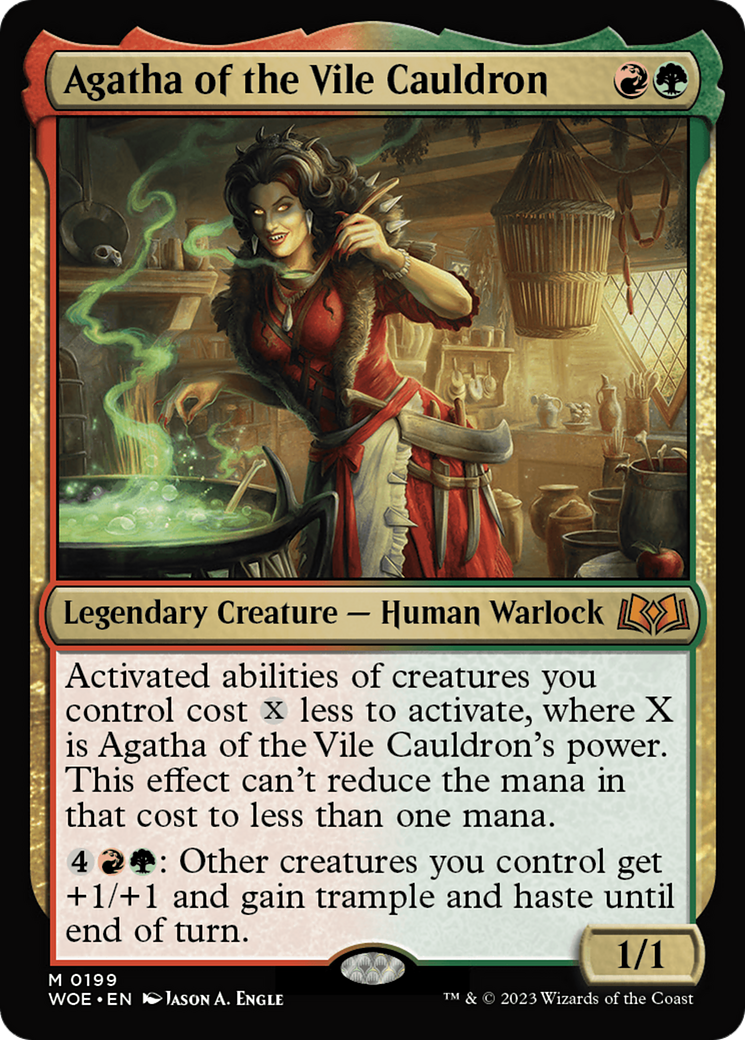 Agatha of the Vile Cauldron [Wilds of Eldraine] Foil