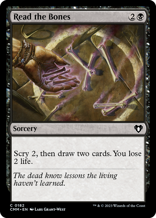 Read the Bones [Commander Masters] Foil