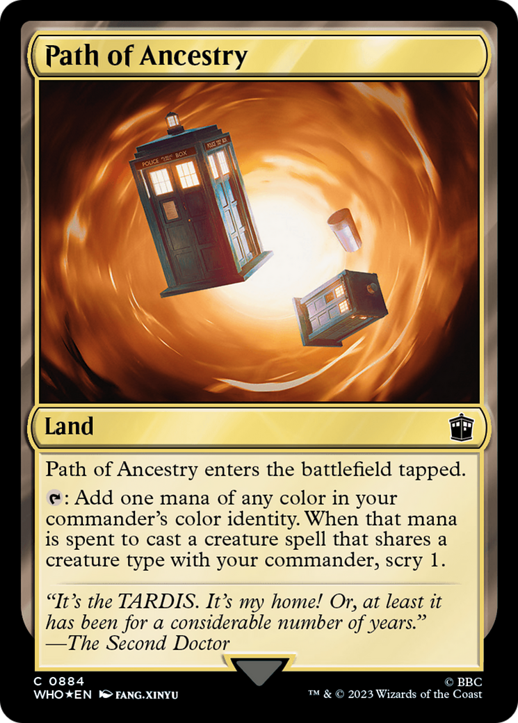 Path of Ancestry (Surge Foil) [Doctor Who] | Silver Goblin