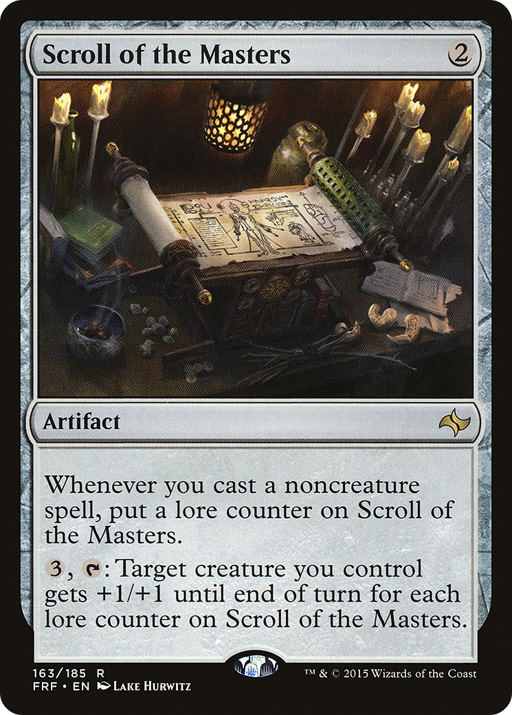 Scroll of the Masters [Fate Reforged] Foil