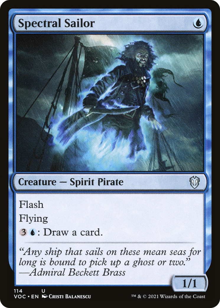 Spectral Sailor [Innistrad: Crimson Vow Commander] | Silver Goblin