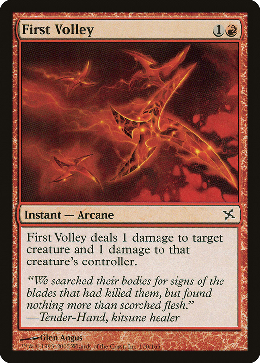 First Volley [Betrayers of Kamigawa] Foil