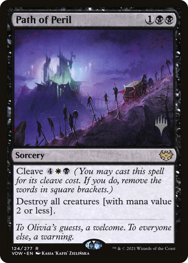 Path of Peril (Promo Pack) [Innistrad: Crimson Vow Promos] Foil