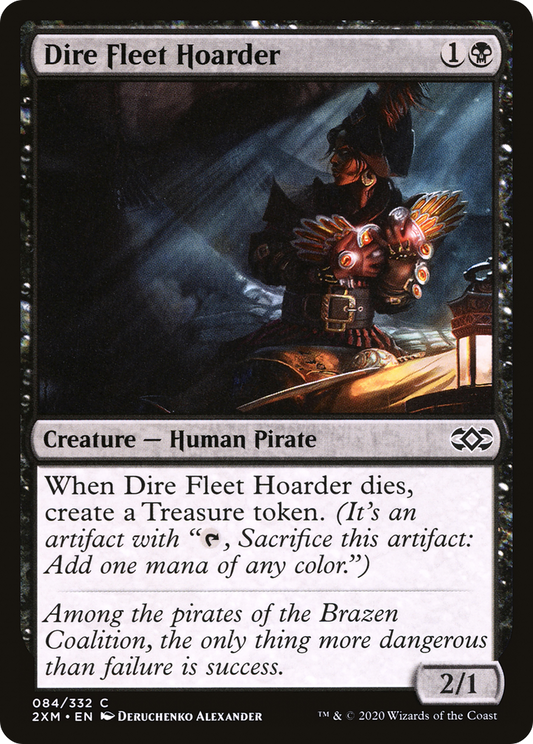 Dire Fleet Hoarder [Double Masters] Foil