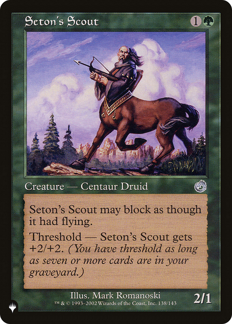 Seton's Scout [The List Reprints] | Silver Goblin