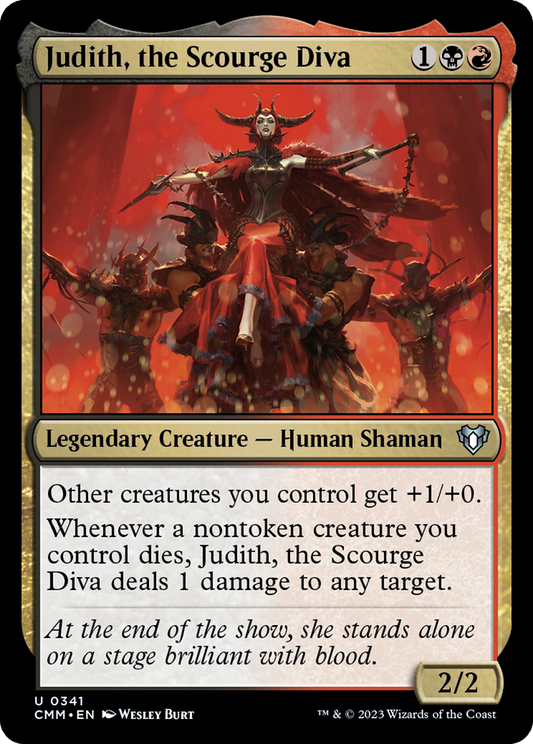 Judith, the Scourge Diva [Commander Masters] Foil
