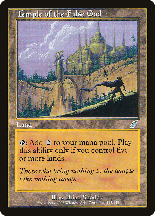 Temple of the False God [Scourge] Foil