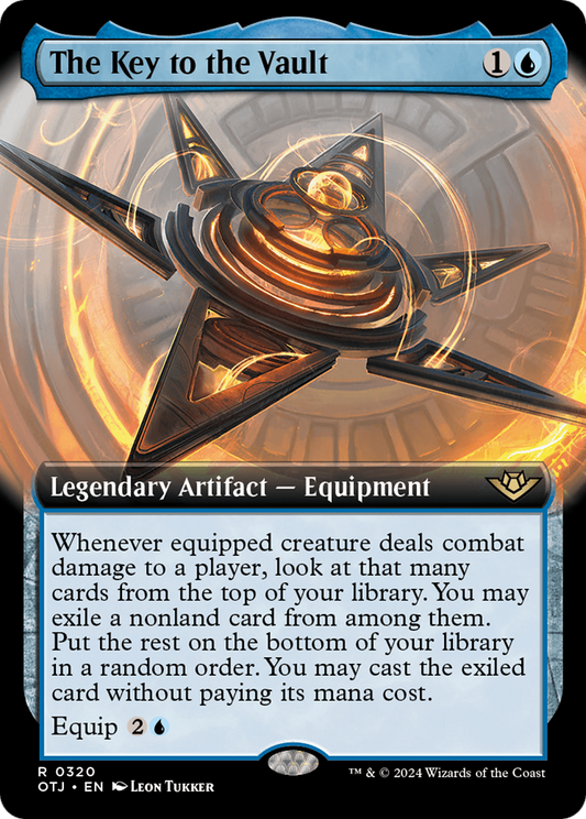The Key to the Vault (Extended Art) [Outlaws of Thunder Junction] Foil