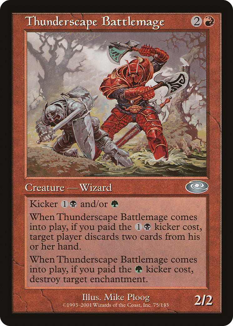 Thunderscape Battlemage [Planeshift] Foil