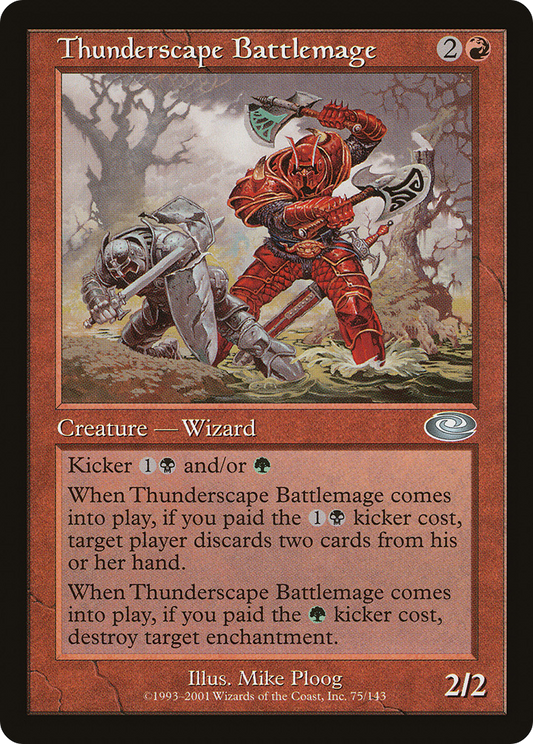 Thunderscape Battlemage [Planeshift] Foil